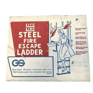 Life Line Ladder Instant 2nd Story Fire Escape Chain Ladder Tree House Ladder